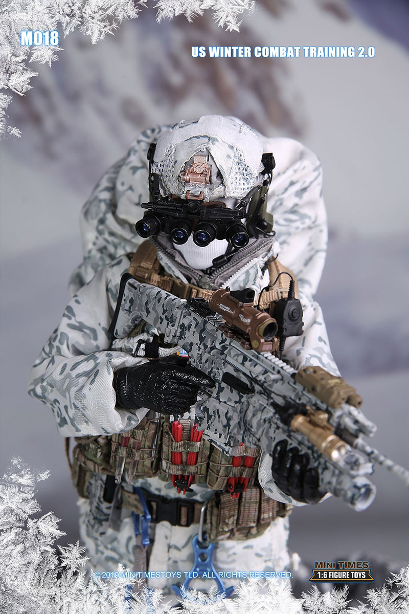 Load image into Gallery viewer, US Winter Combat Training - SIG P226 Pistol w/White Camo Holster
