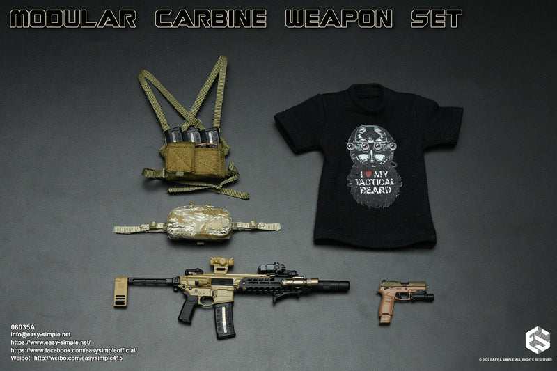 Load image into Gallery viewer, Modular Weapon Set Ver. A - Black Shirt w/Graphic
