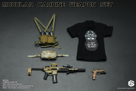 Modular Weapon Set Ver. A - Black Shirt w/Graphic
