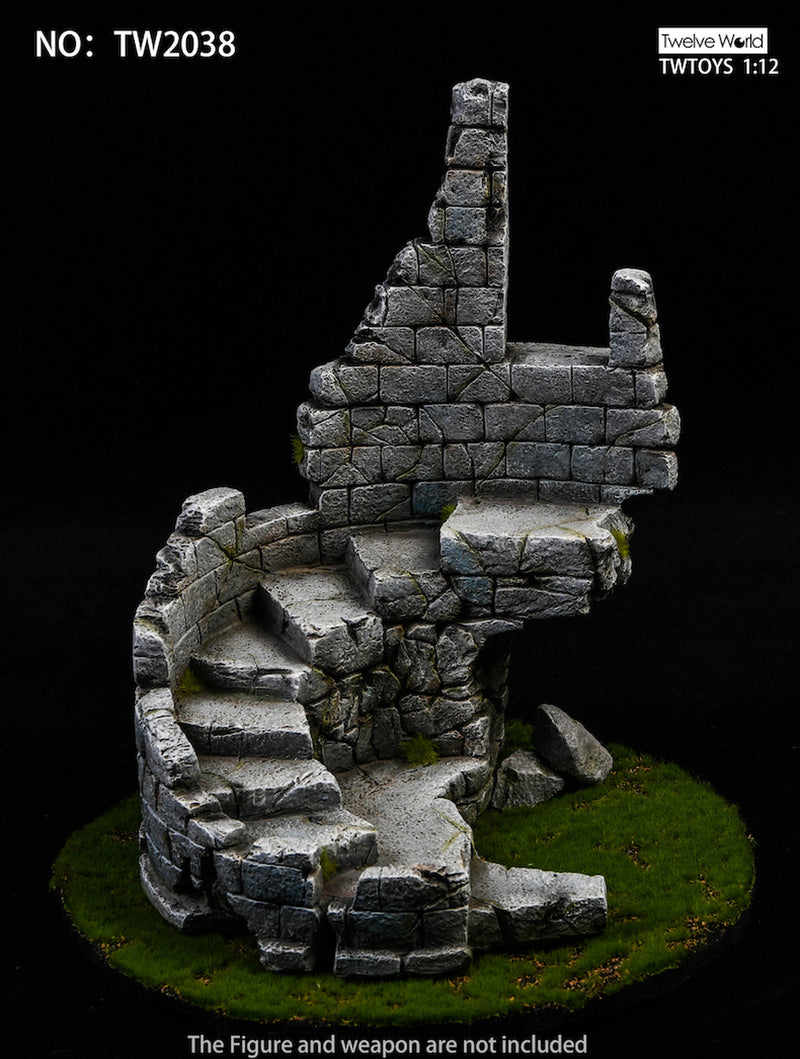 Load image into Gallery viewer, 1/12 - Castle Ruin Diorama Base Figure Stand - MINT IN BOX
