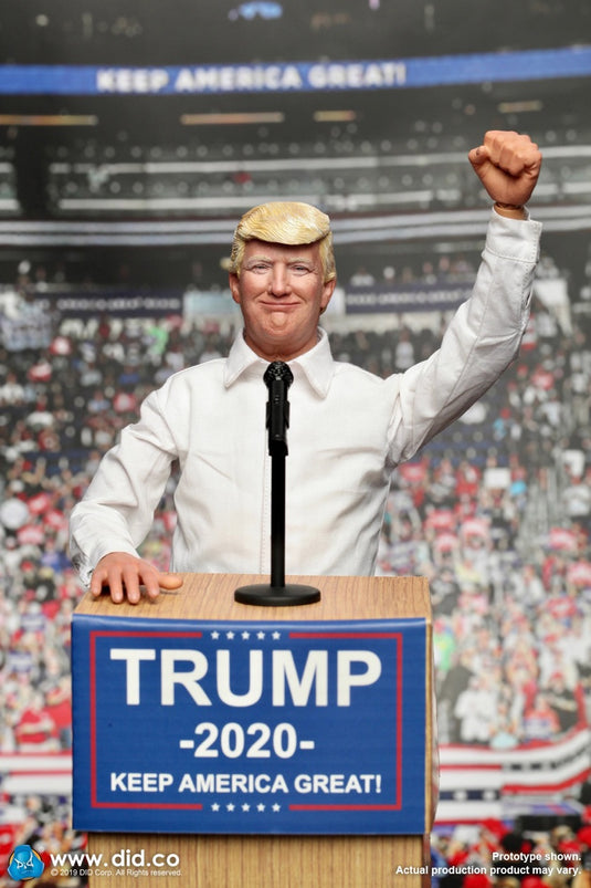 2020 - President Donald Trump - Blue Tie (Poseable)
