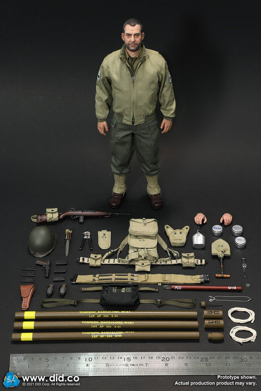 WWII - US 2nd Ranger Battalion - Male Dressed Body w/Head Sculpt