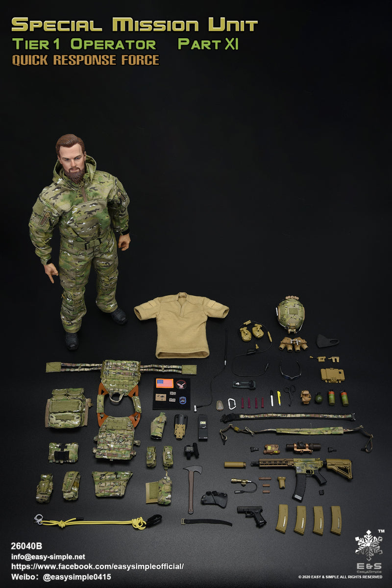 Load image into Gallery viewer, SMU Part XI Quick Response Force - Male Base Body w/Head Sculpt
