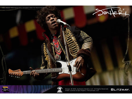 Jimi Hendrix - Guitar w/Stand