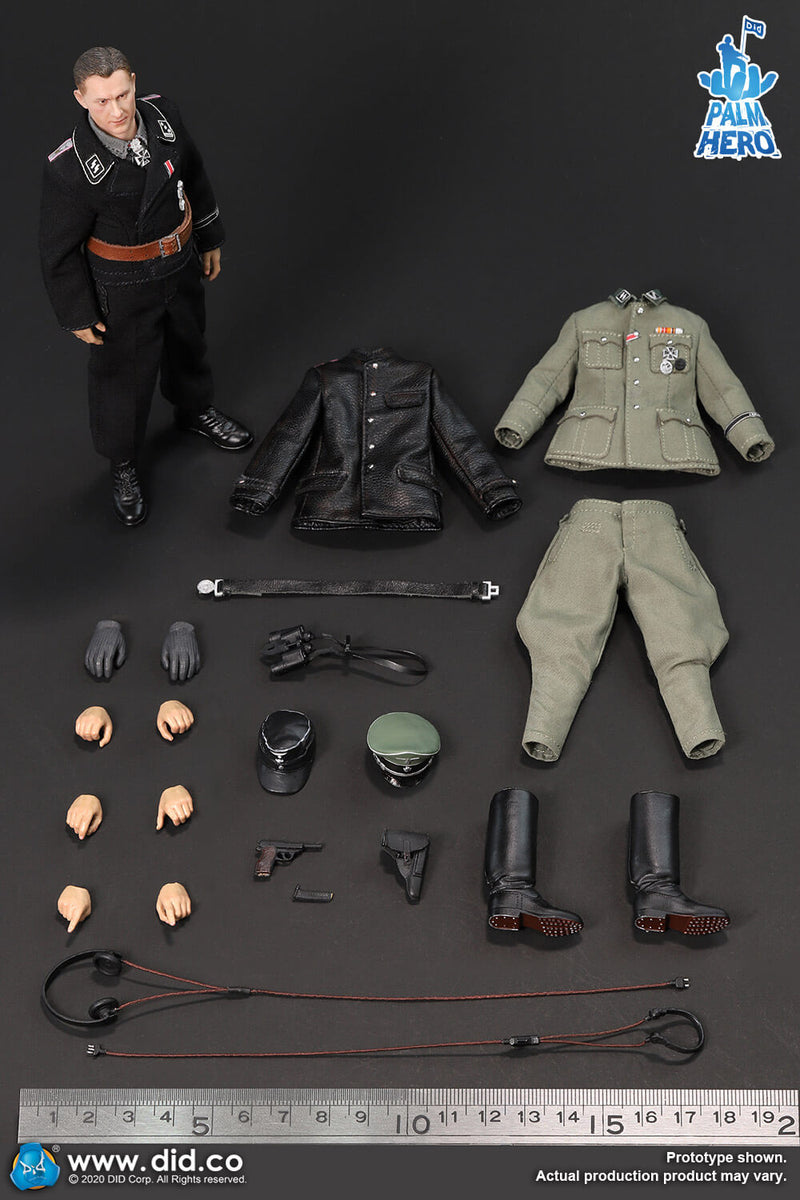 Load image into Gallery viewer, 1/12 - WWII German - Male Base Body w/Head Sculpts &amp; Hands
