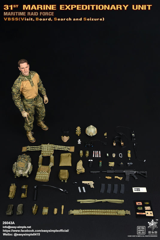 31st Marine Expeditionary Unit - Snakeskin Helmet w/NVG Set