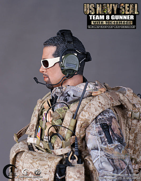 Navy Seal Team 8 MK48MOD1 Gunner Anniversary Figure- MINT IN BOX
