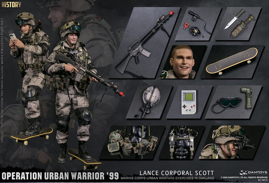 Operation Urban Warrior '99 Marine Corps Corporal Scott - MINT IN BOX