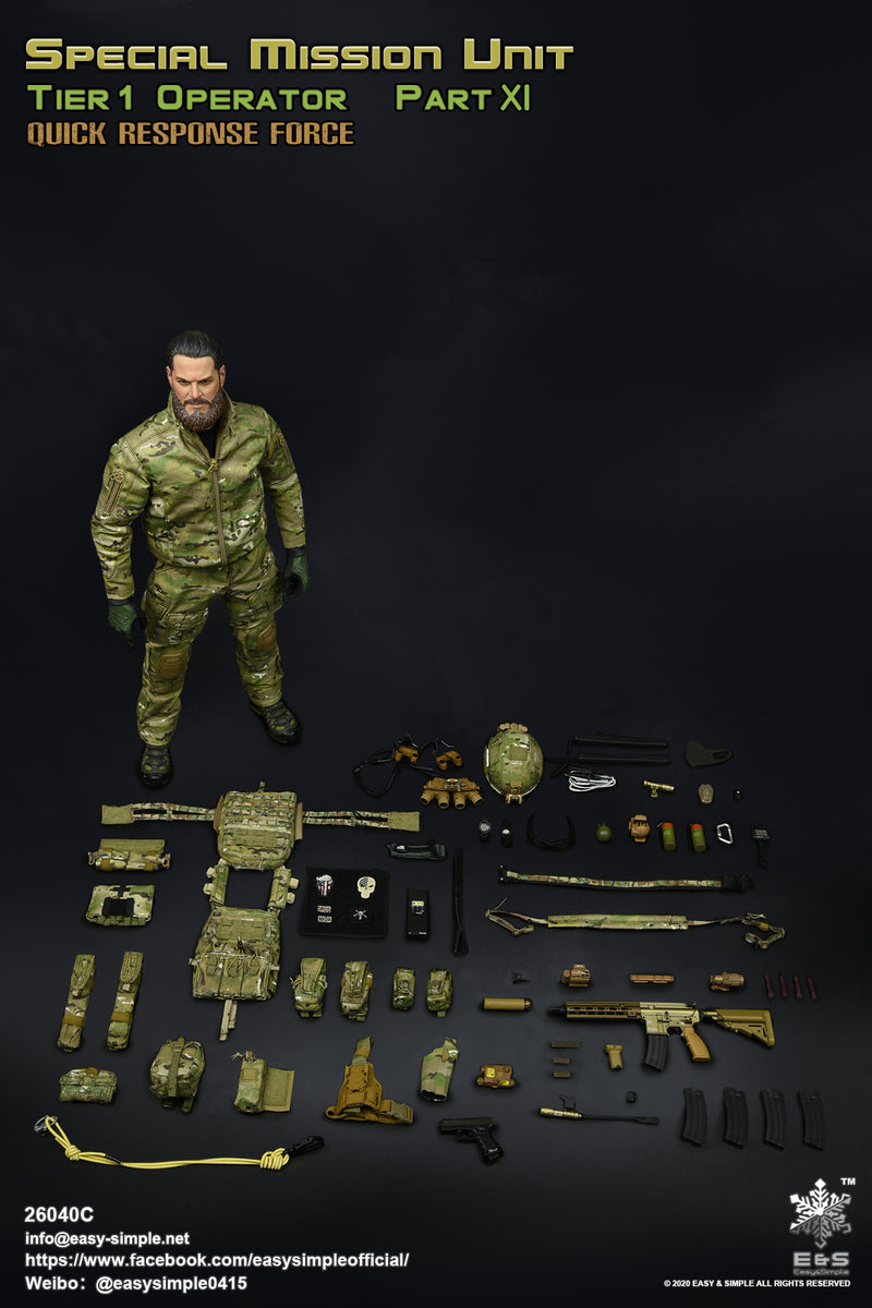Load image into Gallery viewer, SMU Quick Response Force - Complete Male Base Body w/Head Sculpt
