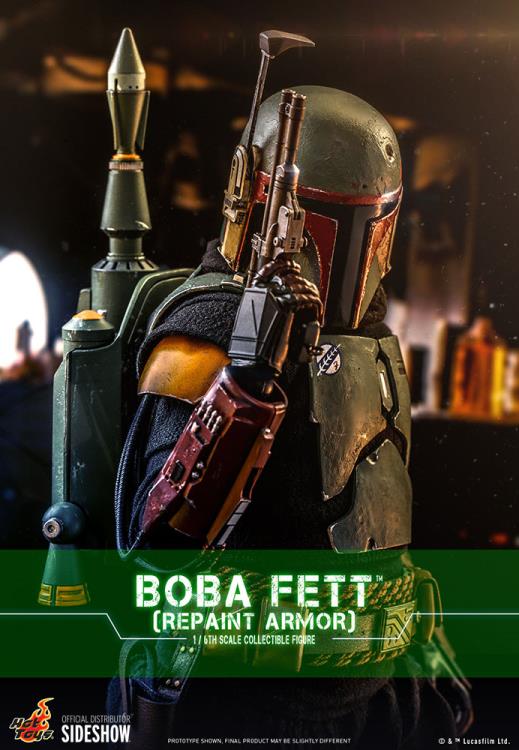 Star Wars - Boba Fett (Repaint) - Helmeted Head Sculpt w/Inner Detail