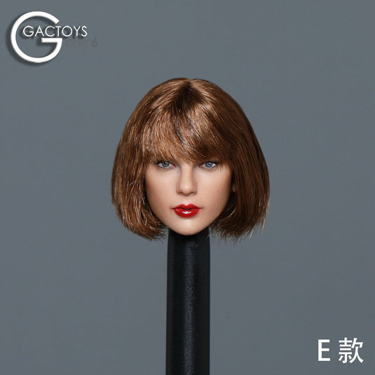 Caucasian Women's Head Sculpt Type E - MINT IN BOX