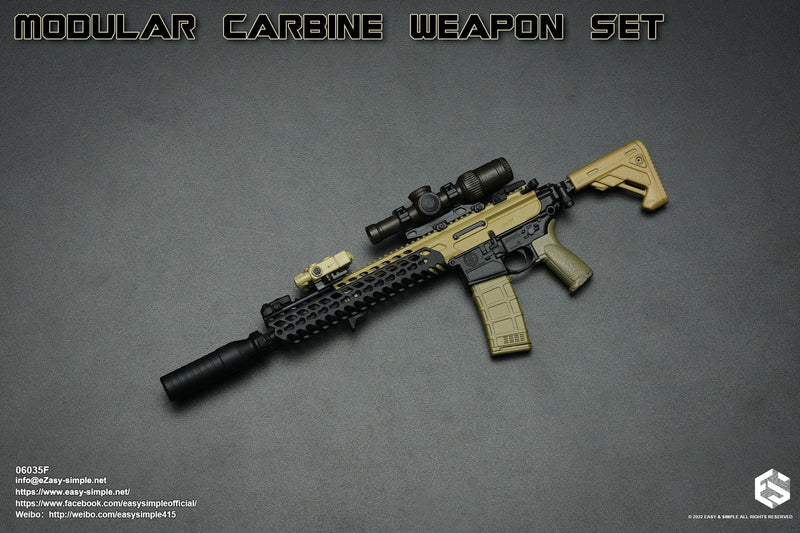 Load image into Gallery viewer, Modular Carbine Weapon Ver. F - Scope w/PEQ
