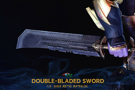 Metal Double-Bladed THANOS Sword - MINT IN BOX