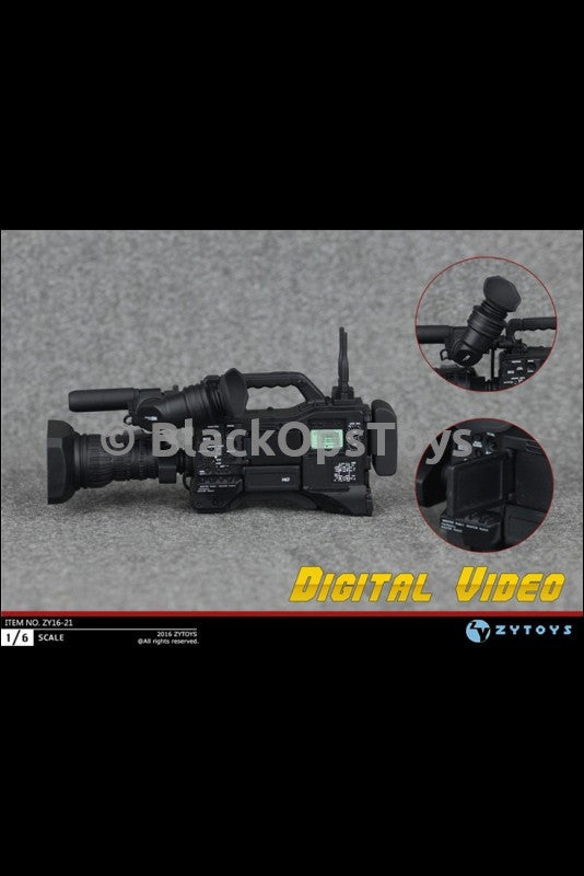 1/6 Scale Digital Video News Camera War Corespondent Reporter Set Mint in Box