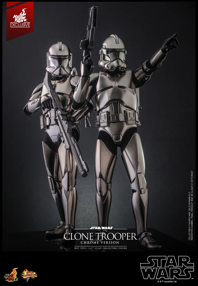Load image into Gallery viewer, Star Wars - Clone Trooper Chrome Version - MINT IN BOX
