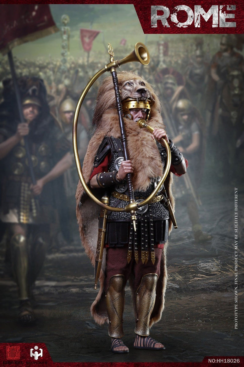 Load image into Gallery viewer, Imperial Legion Trumpeter - Metal Helmet

