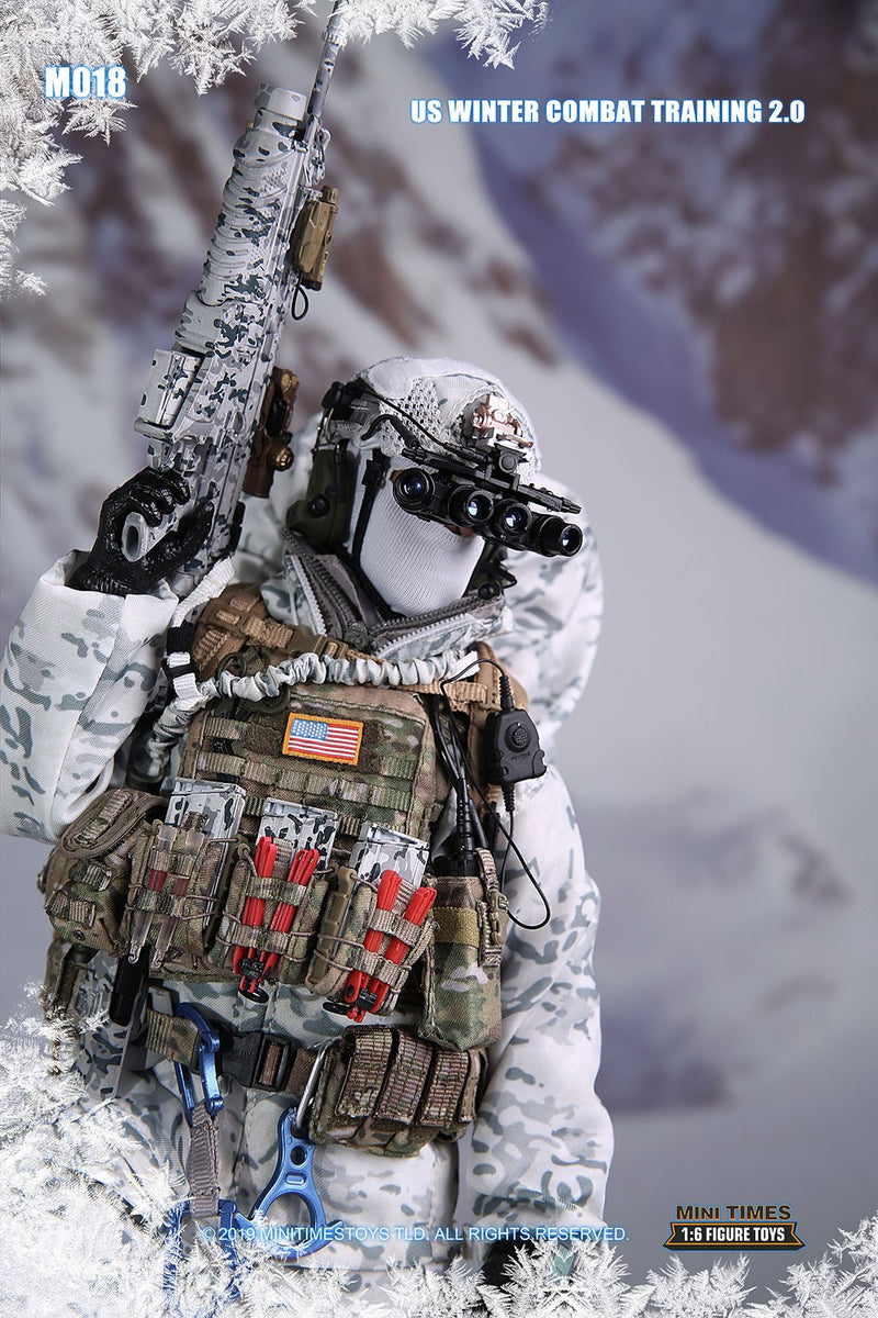 Load image into Gallery viewer, US Winter Combat Training - SIG P226 Pistol w/White Camo Holster
