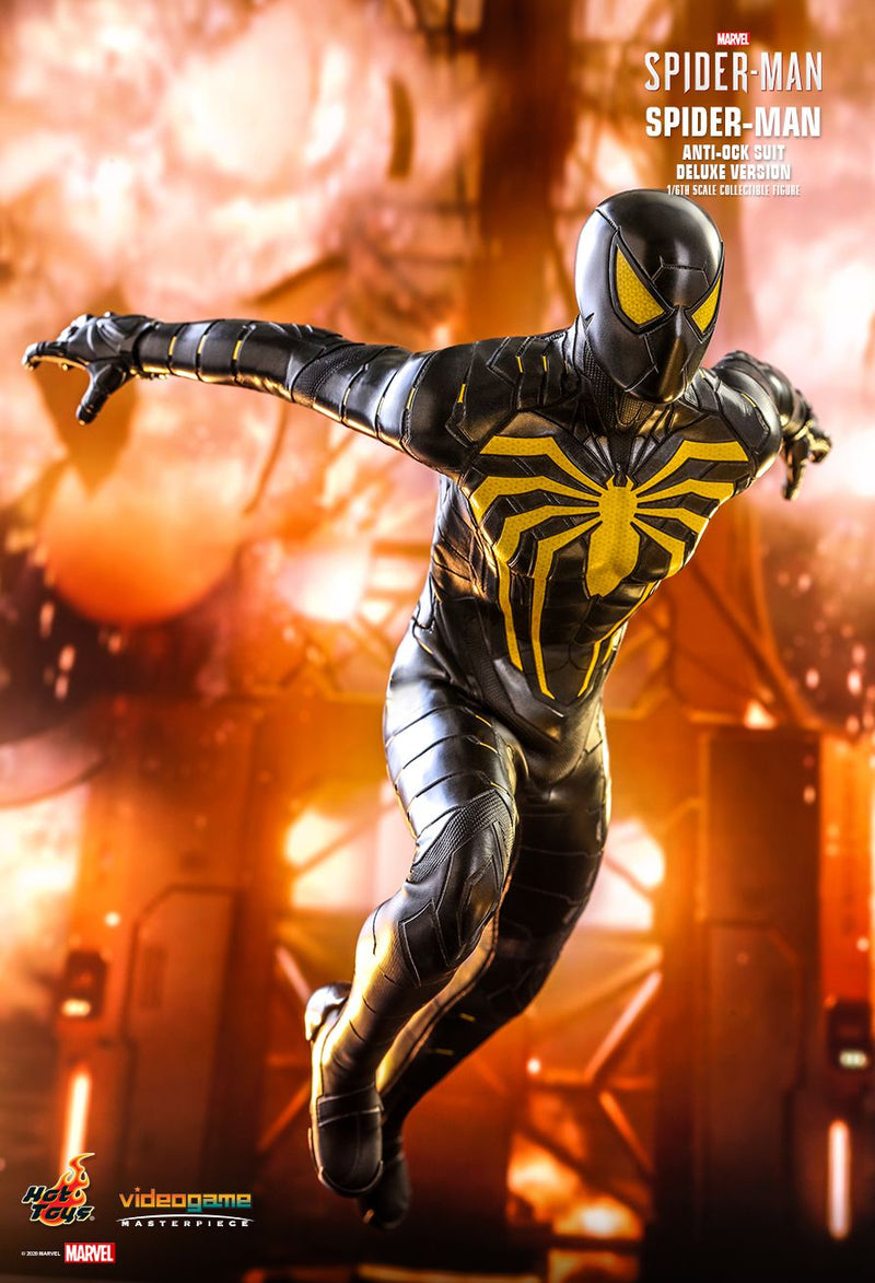 Load image into Gallery viewer, Marvel&#39;s SpiderMan - Anti-Ock Suit Deluxe - MINT IN BOX
