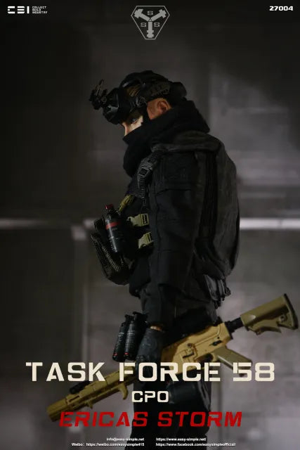 Task Force 58 CPO - Erica Storm - MINT IN BOX