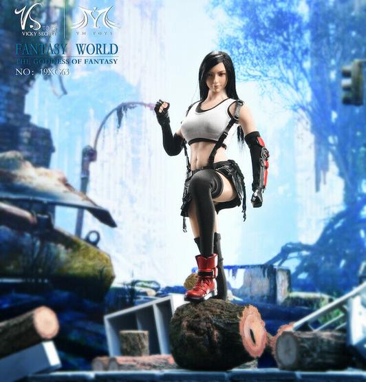Load image into Gallery viewer, Goddess of Fantasy - Tifa - Female Head Sculpt Type 1
