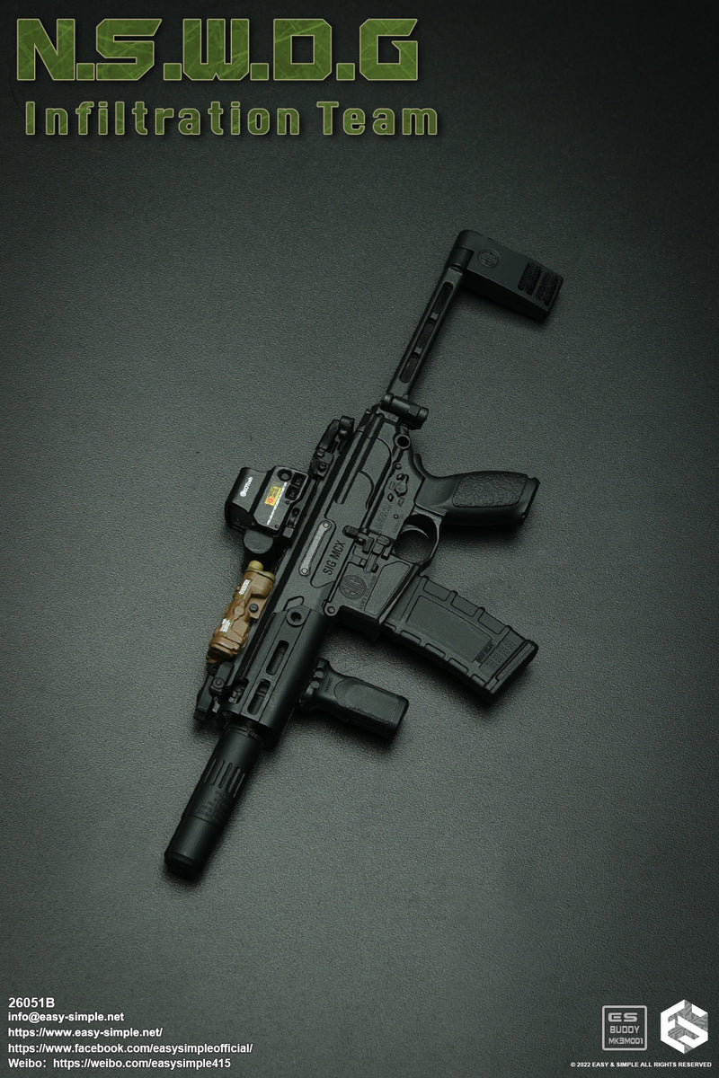 Load image into Gallery viewer, NSWDG Infiltration Team Ver. B - MCX Rattler .300 Rifle Set
