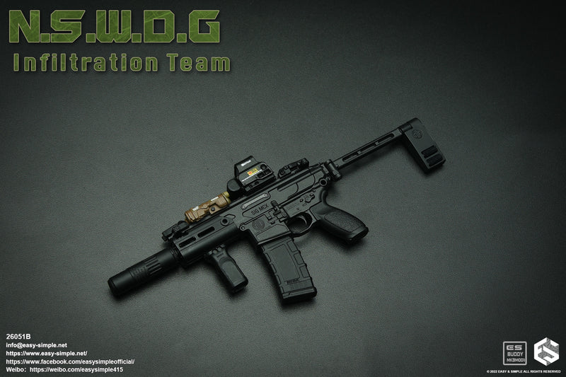 Load image into Gallery viewer, NSWDG Infiltration Team Ver. B - MCX Rattler .300 Rifle Set
