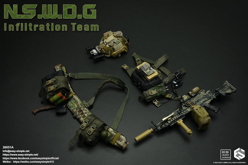 Load image into Gallery viewer, N.S.W.D.G Infiltration Team Ver. A - MINT IN BOX
