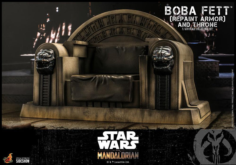 Load image into Gallery viewer, Star Wars Boba Fett Repaint - Male Body w/Black Robes &amp; Head Sculpt
