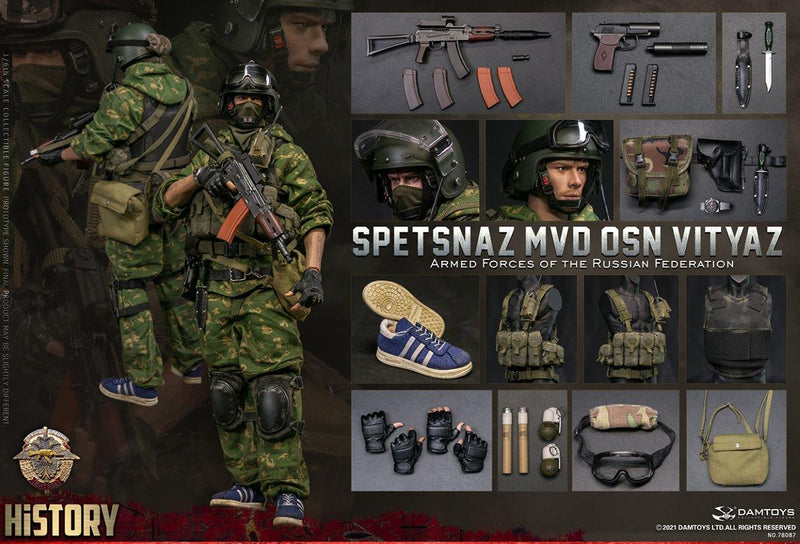Load image into Gallery viewer, Spetsnaz MVD OSN Vityaz - Black Fingerless Gloved Hand Set
