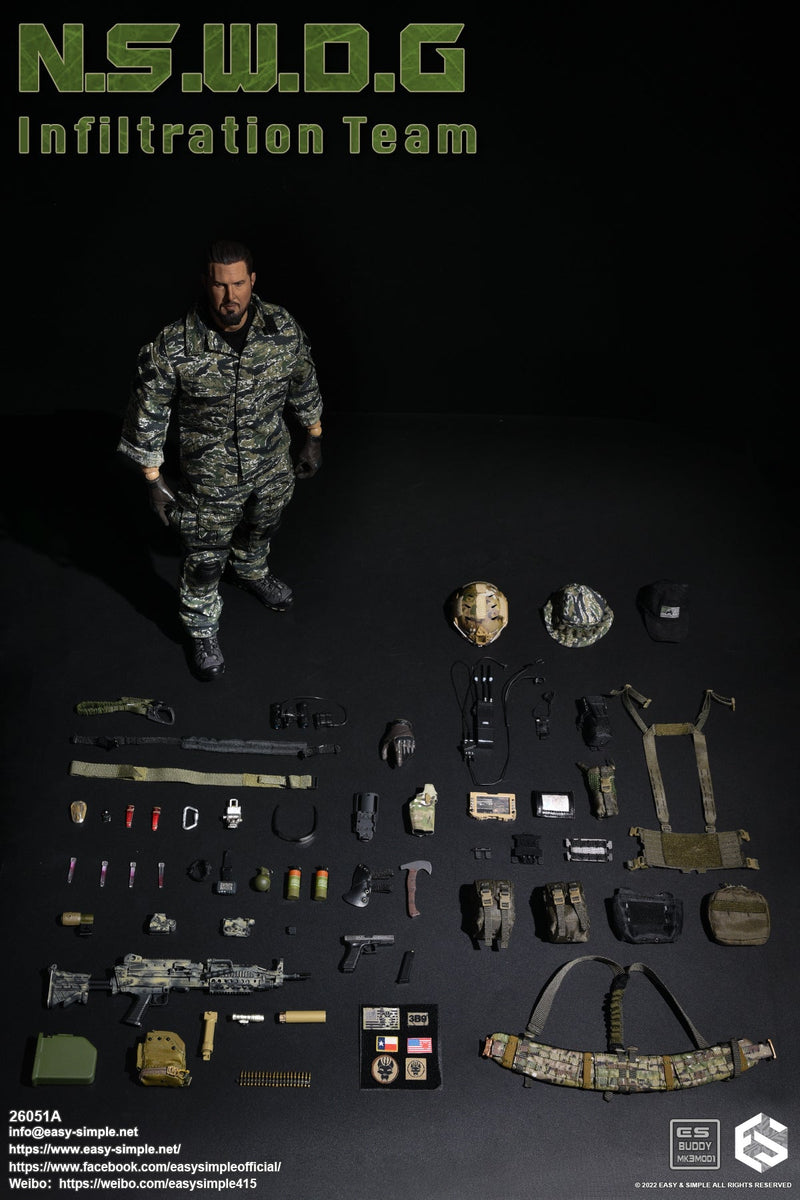 Load image into Gallery viewer, NSWDG Infiltration Team - Tiger Strip Camo Combat Uniform
