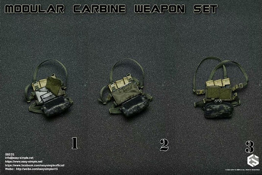 Modular Carbine Weapon Set 6-Pack COMBO - MINT IN BOX