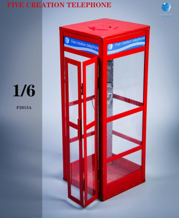 Load image into Gallery viewer, Light-Up Red Telephone Booth - MINT IN BOX

