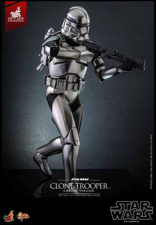 Star Wars - Clone Trooper Chrome Version - MINT IN BOX