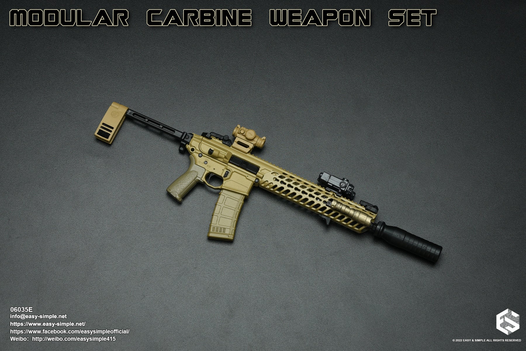 Modular Carbine Weapon Set Ver. E - MCX STD Rifle w/Attachment Set ...