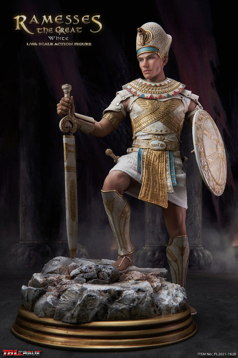 Load image into Gallery viewer, Ramesses The Great White Ver - White &amp; Gold Like Leg Armor
