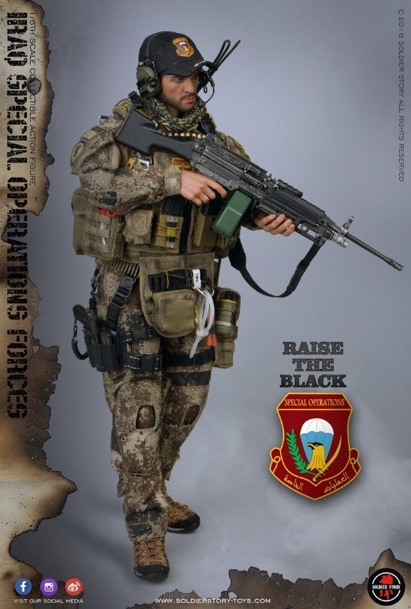 Load image into Gallery viewer, Iraq SOF - SAW Gunner - Black Cap
