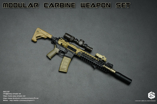 Modular Carbine Weapon Ver. F - Scope w/PEQ