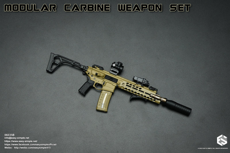 Load image into Gallery viewer, Modular Carbine Weapon Set Ver. B - Tan MCX Carbine w/Attachment Set
