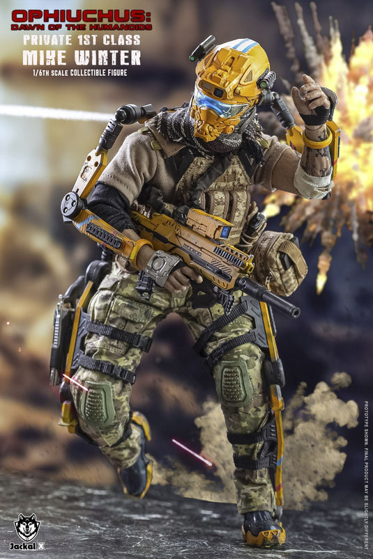 Private 1st Class Mike Winter - Yellow Assault Rifle w/Sling