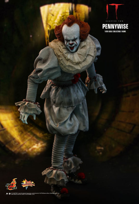 It Chapter 2 Pennywise - Black & White Boots (Peg Type)