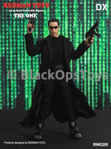 Load image into Gallery viewer, The Matrix Neo Keanu Reeves Black Trench Coat
