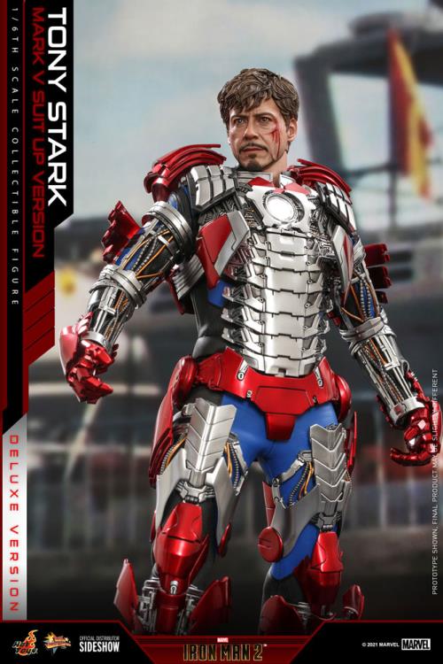 Iron Man Mark V Suit Up Ver. - Briefcase Suit Up Armor In Motion