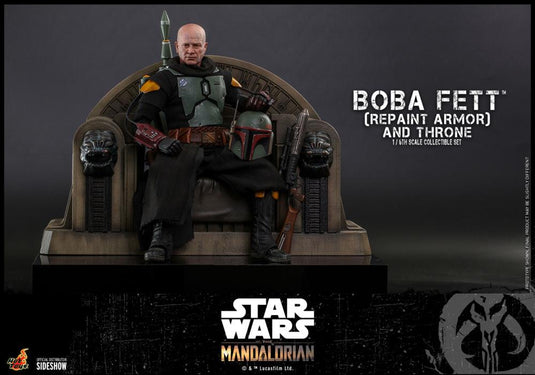 Star Wars Boba Fett Repaint - Brown Belt w/Pistol & Blaster Rifle