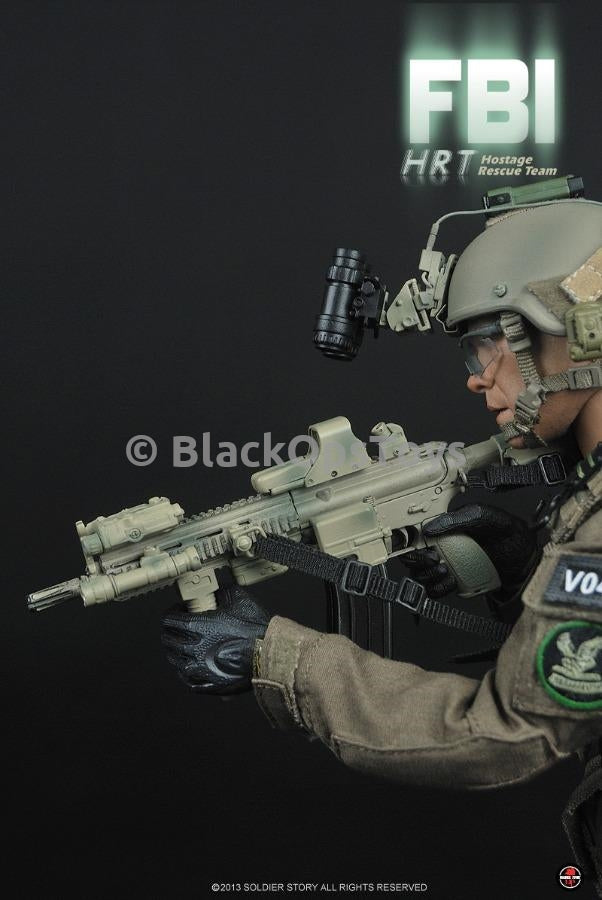 Load image into Gallery viewer, FBI HRT Hostage Rescue Team Green Camo HK416 Rifle Set
