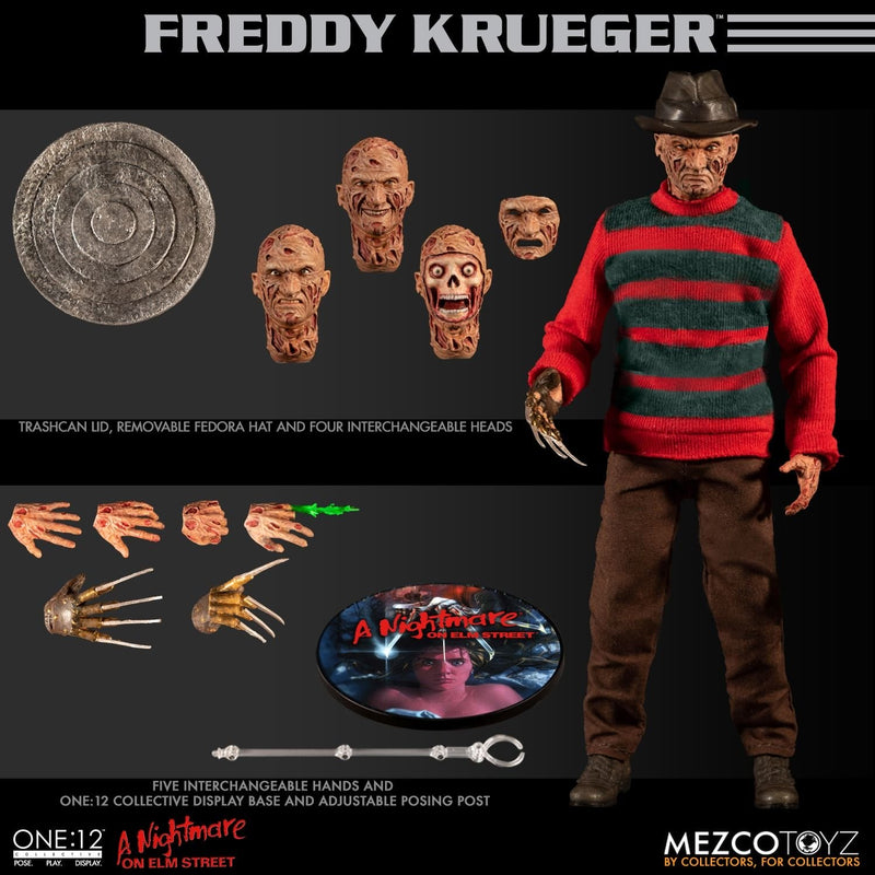 Load image into Gallery viewer, 1/12 - Freddy Krueger - Male Burnt Head Sculpt Type 3
