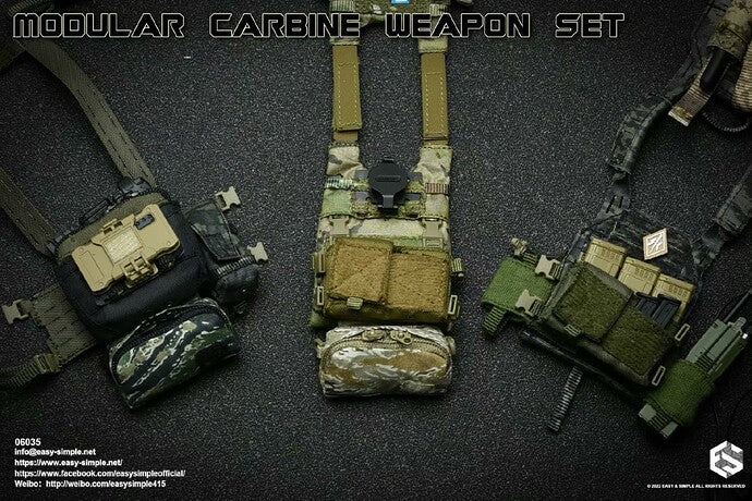 Load image into Gallery viewer, Modular Carbine Weapon Set 6-Pack COMBO - MINT IN BOX
