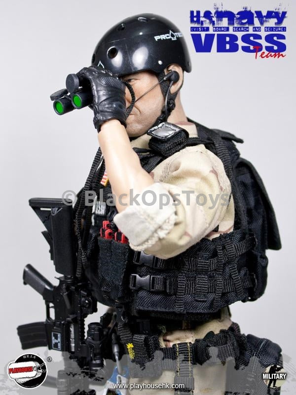 Load image into Gallery viewer, US Navy VBSS Black Binoculars
