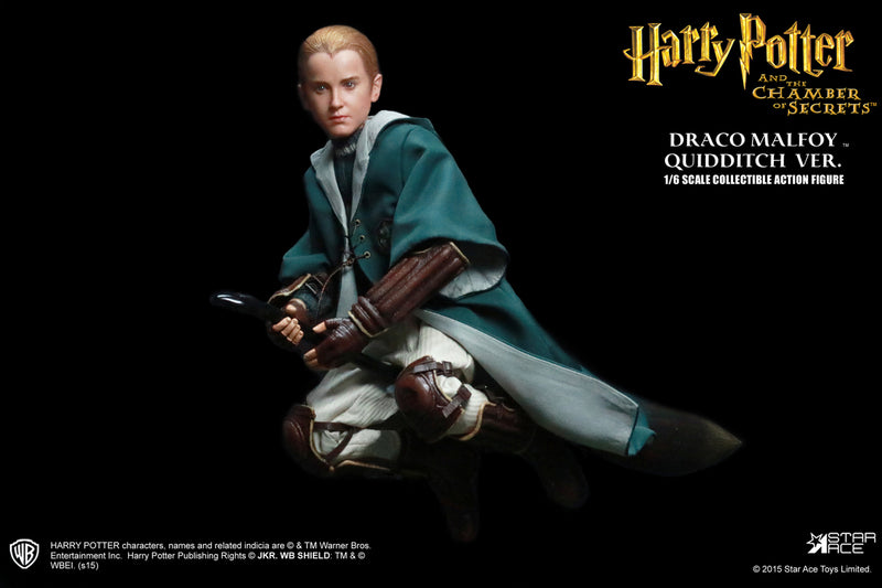 Load image into Gallery viewer, Harry Potter - Draco Malfoy - Base Stand w/Nimbus 2001 Broomstick
