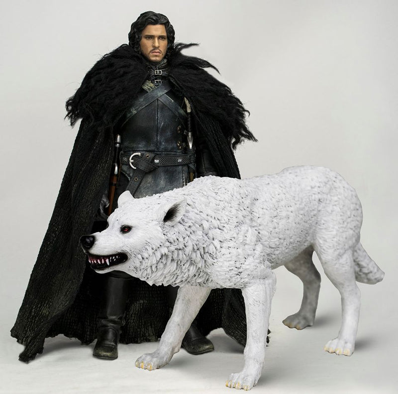 Load image into Gallery viewer, Game Of Thrones - Jon Snow w/Exclusive Dire Wolf Ghost - MINT IN BOX
