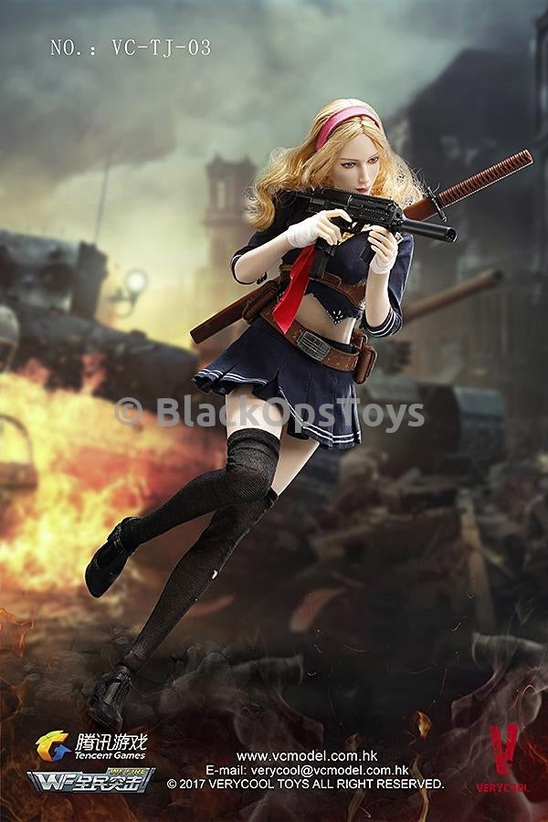 Load image into Gallery viewer, Blade Girl 1/6 Scale Female &quot;Baby Doll&quot; Base Body w/Stockings
